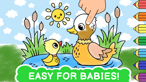 Easy coloring book for kids screenshot 1 - screenshot