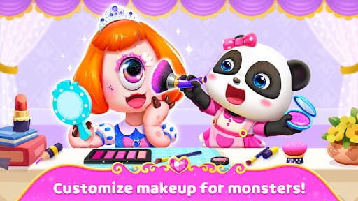 Little Monster's Makeup Game screenshot 2 - screenshot