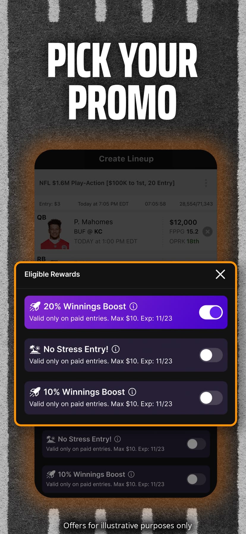 DraftKings Fantasy Sports screenshot 7 - screenshot