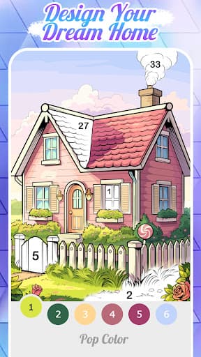 Pop Color - Paint by number screenshot 4 - screenshot