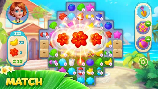 Hawaii Match-3 Mania: Design screenshot 16 - screenshot