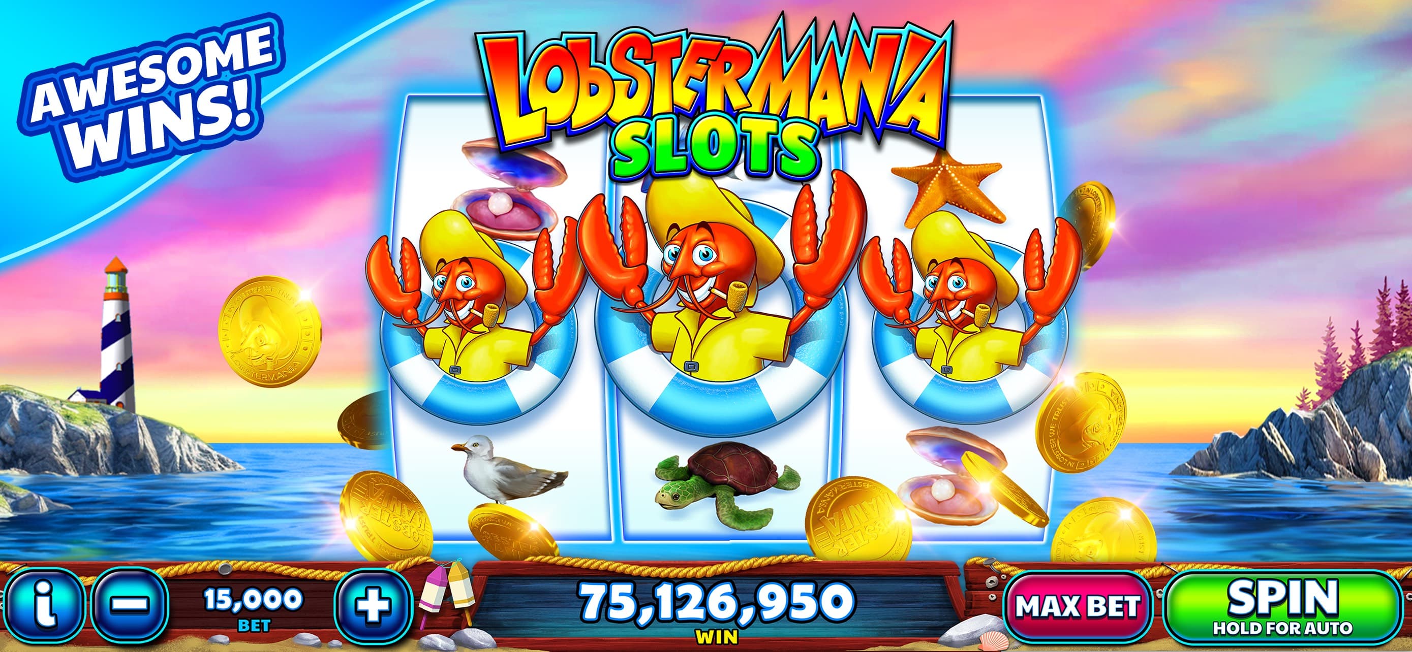 Lobstermania Slots Casino Game screenshot 4 - screenshot