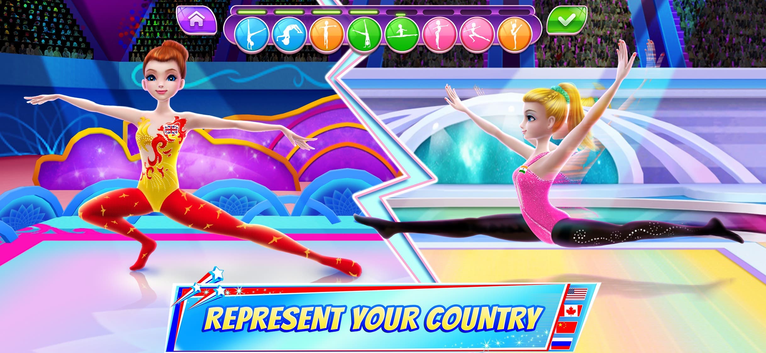 Gymnastics Superstar Gold Girl screenshot 1 - screenshot