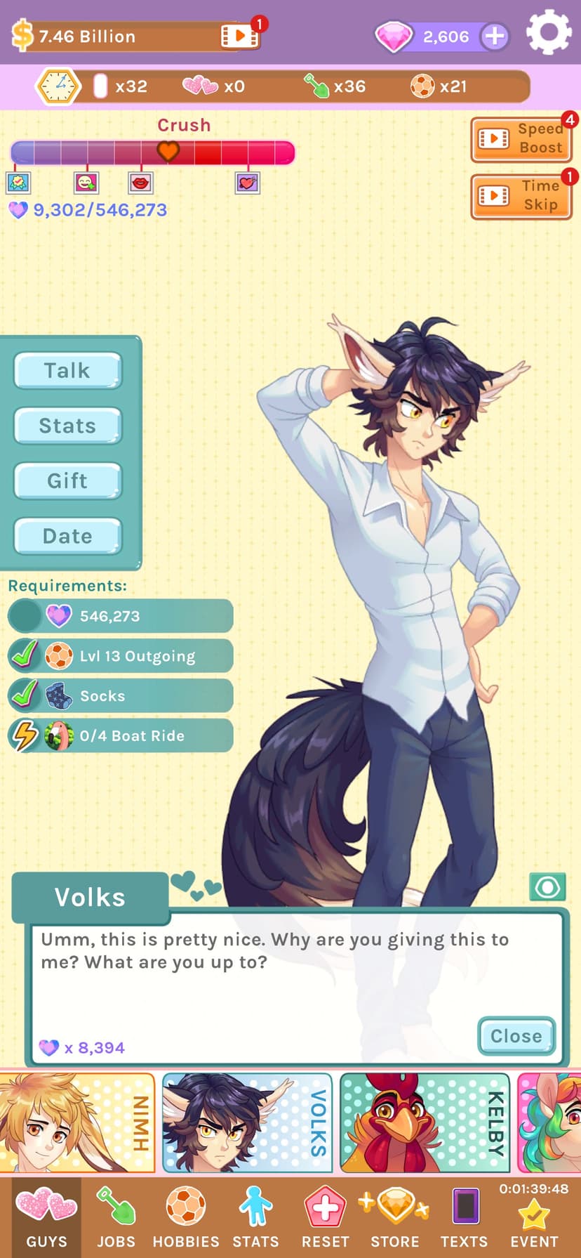 Blush Blush - Idle Otome Game screenshot 4 - screenshot