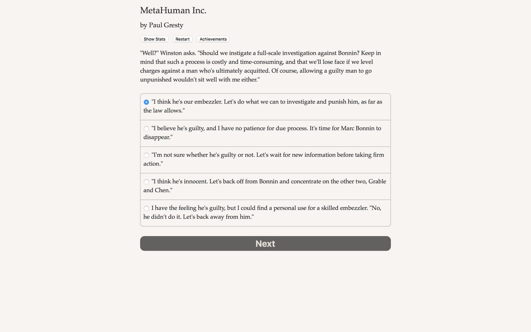 Null - screenshot