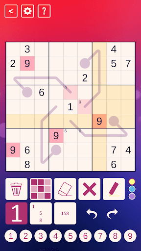 Thermo Sudoku screenshot 1 - screenshot