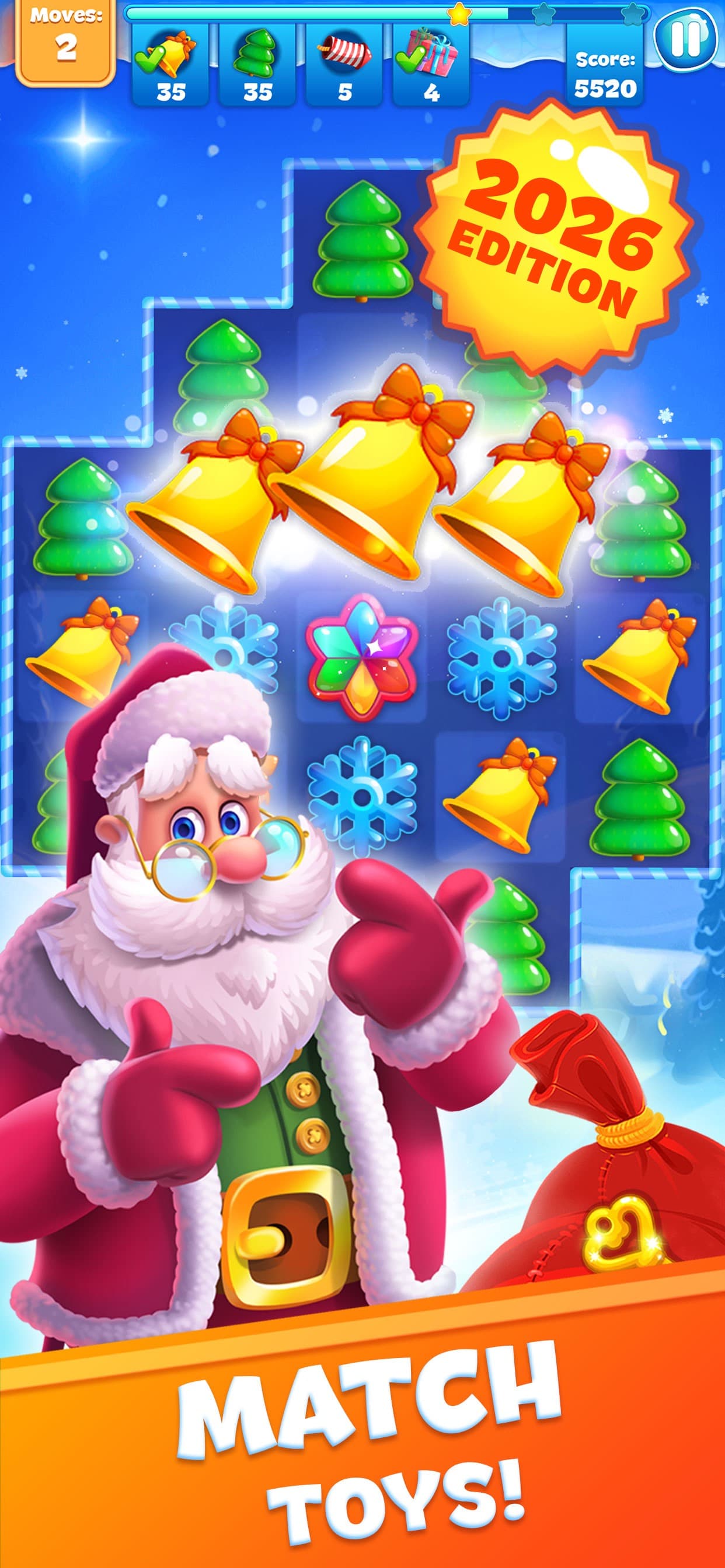 Christmas Sweeper 3: Match-3 screenshot 1 - screenshot