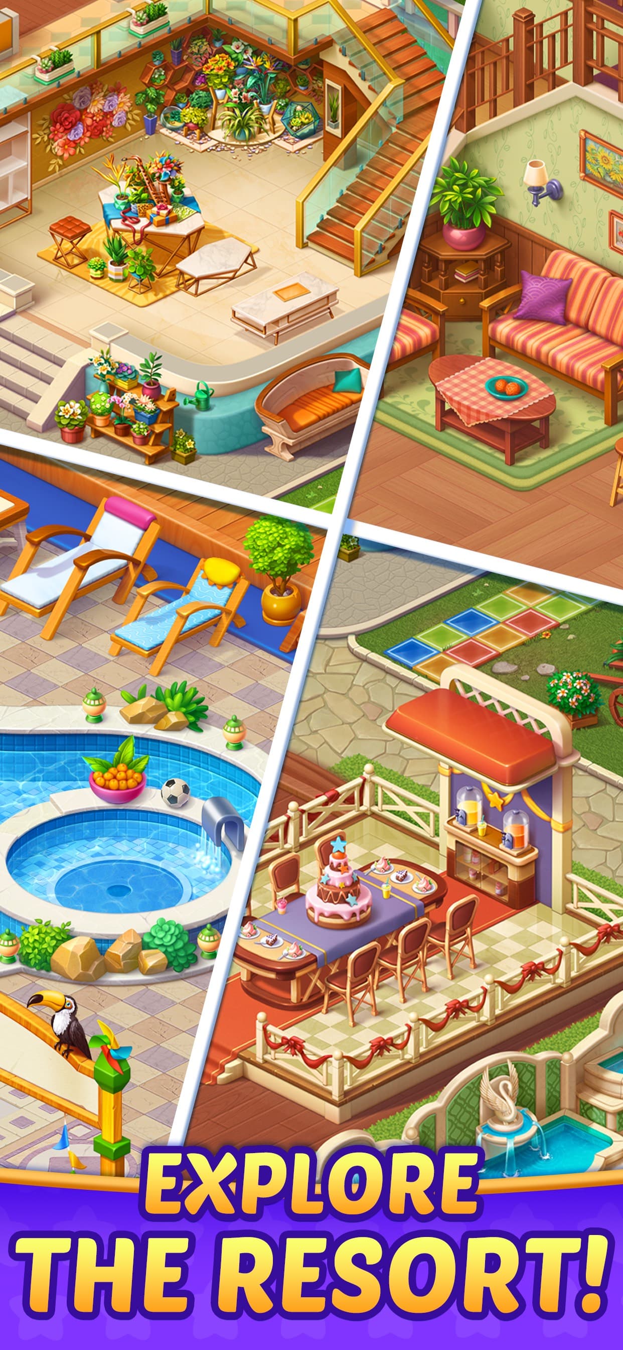 Dream Resort - Match 3 Games screenshot 4 - screenshot