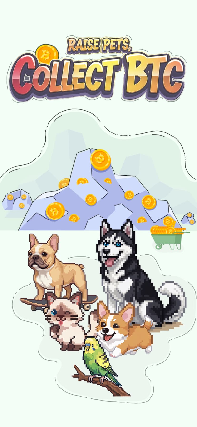ByPet: Play&Grow BTC Pets screenshot 1 - screenshot