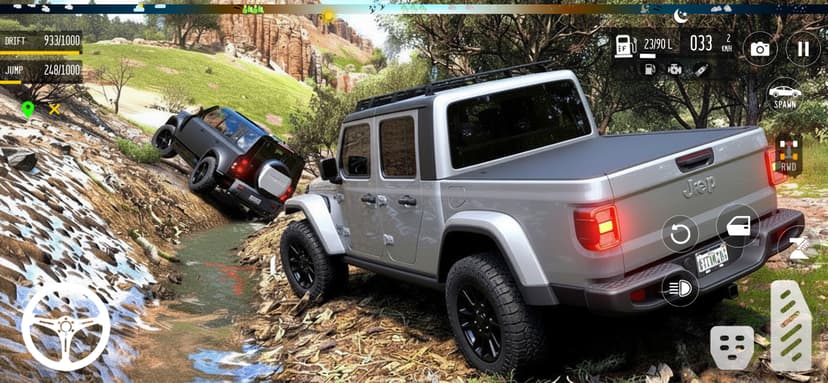 Offroad Car Driving Jeep Games screenshot 2 - screenshot
