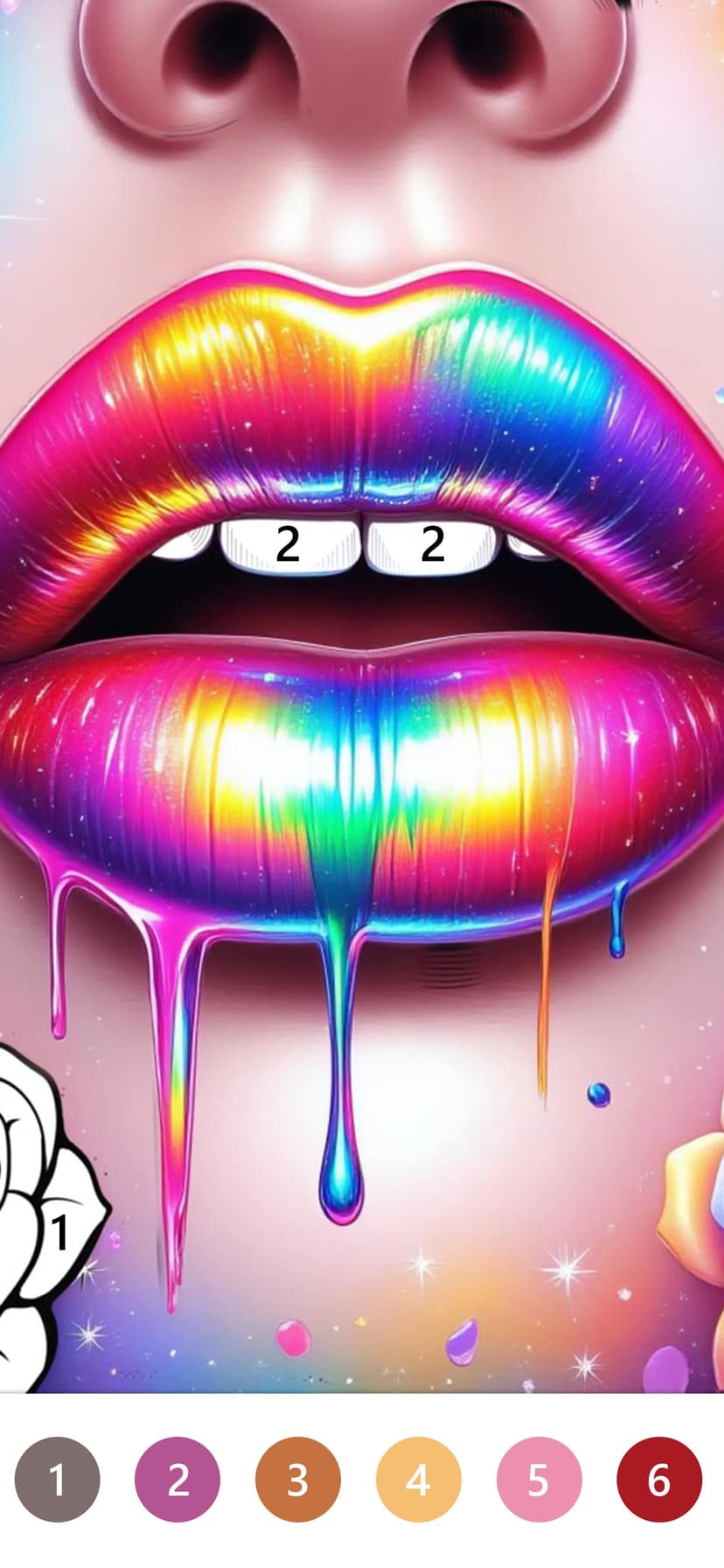 Macabre Color Paint By Number screenshot 2 - screenshot