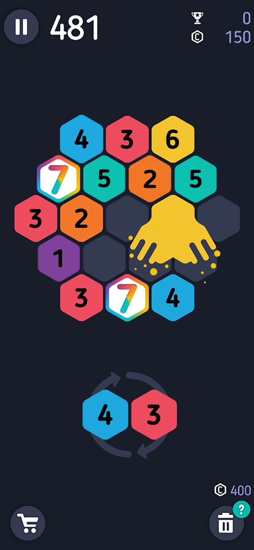 Make7! Hexa Puzzle screenshot 3 - screenshot