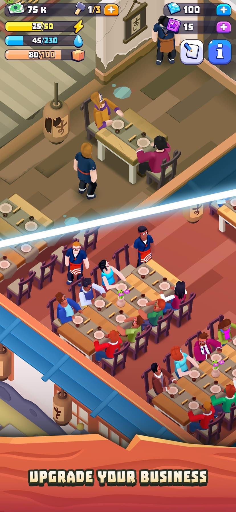 Sushi Empire Tycoon—Idle Game screenshot 2 - screenshot