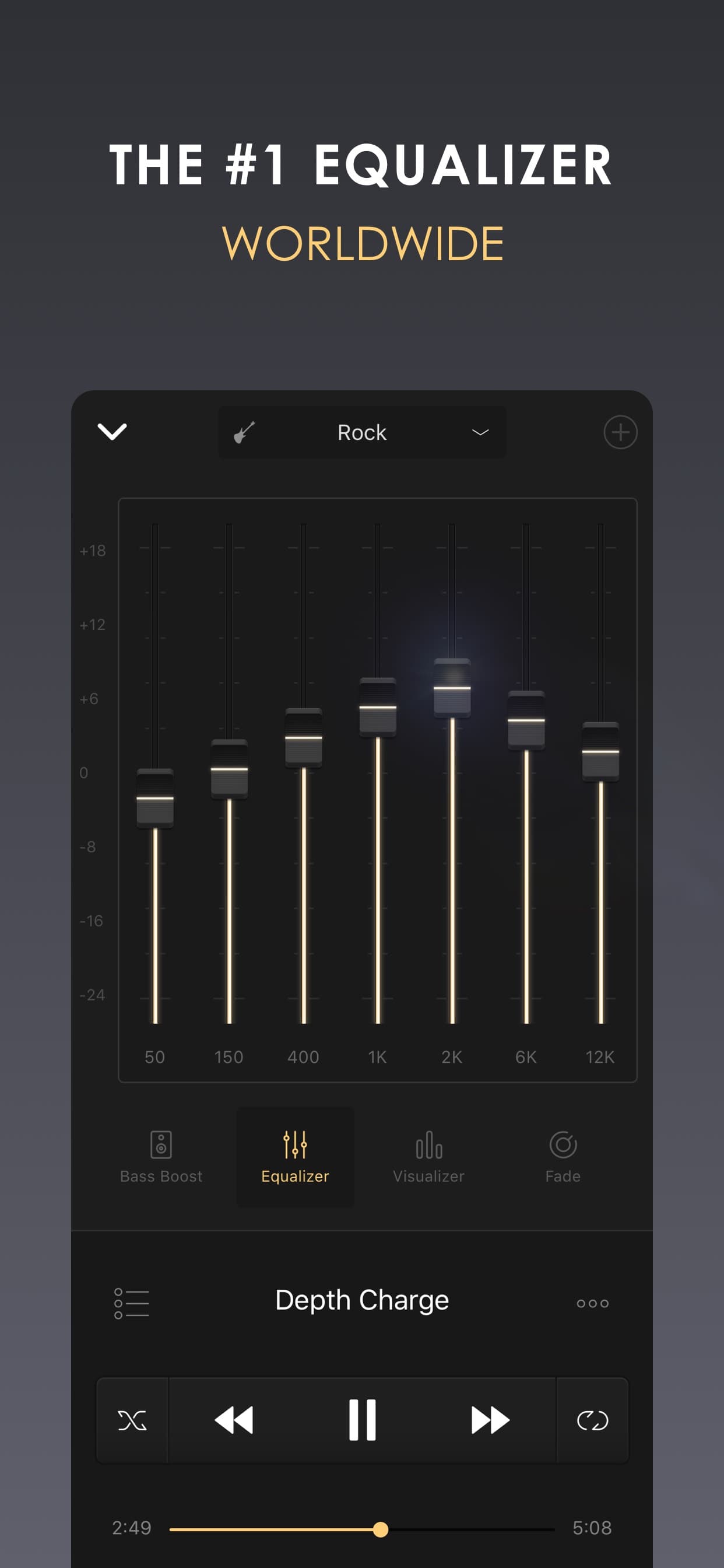 Equalizer+ HD music player screenshot 2 - screenshot