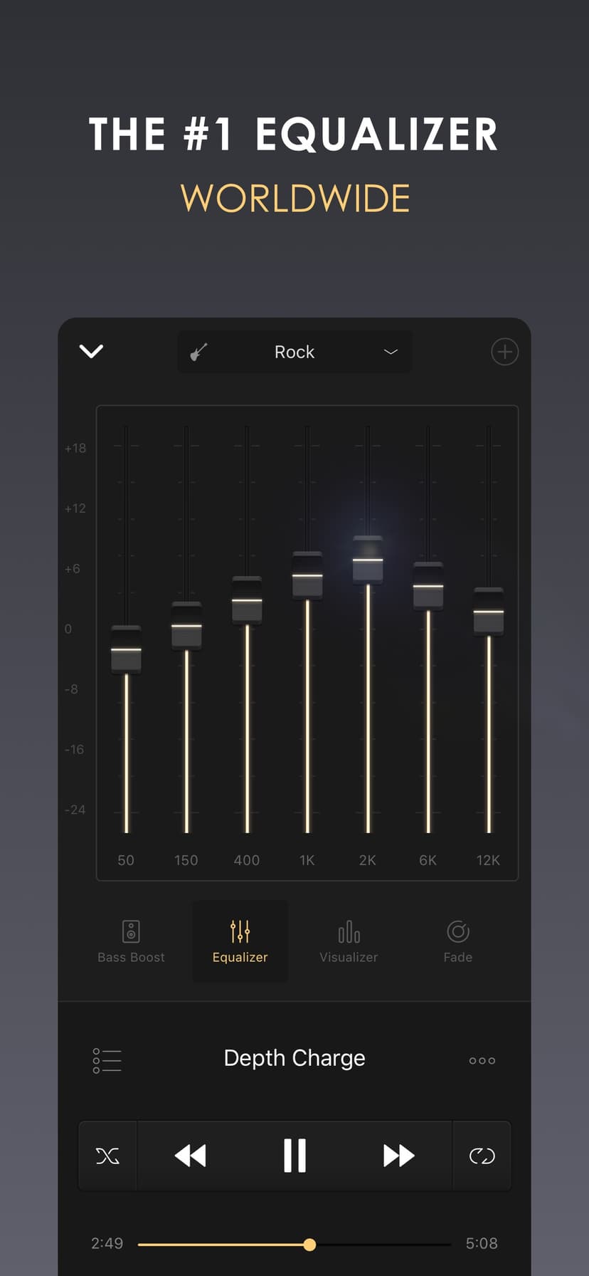 Equalizer+ HD music player screenshot 2 - screenshot
