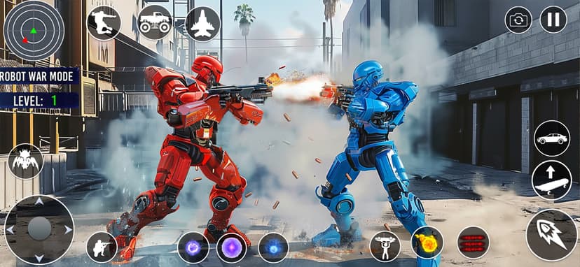 Octopus Robot Car Game 3D- War screenshot 10 - screenshot