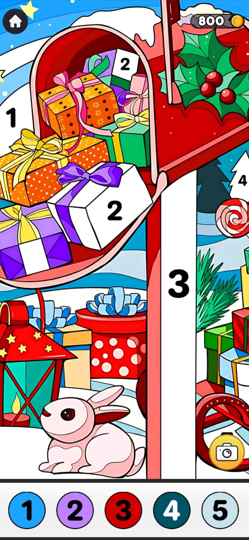 Christmas Coloring By Numbers screenshot 4 - screenshot