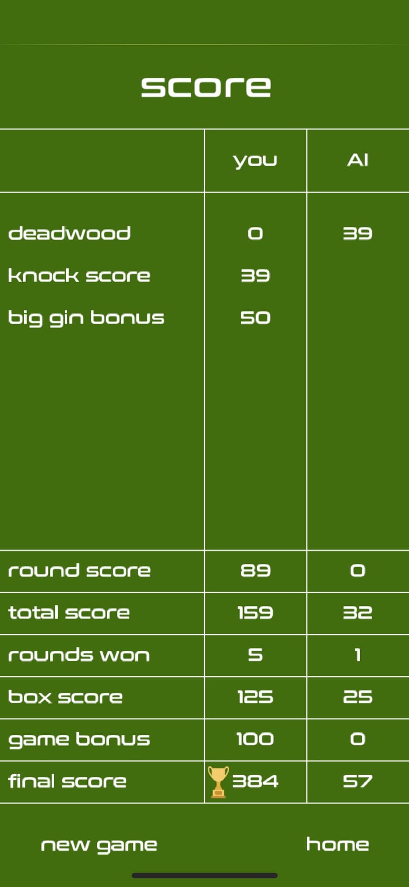 Classic Gin Rummy screenshot 3 - screenshot