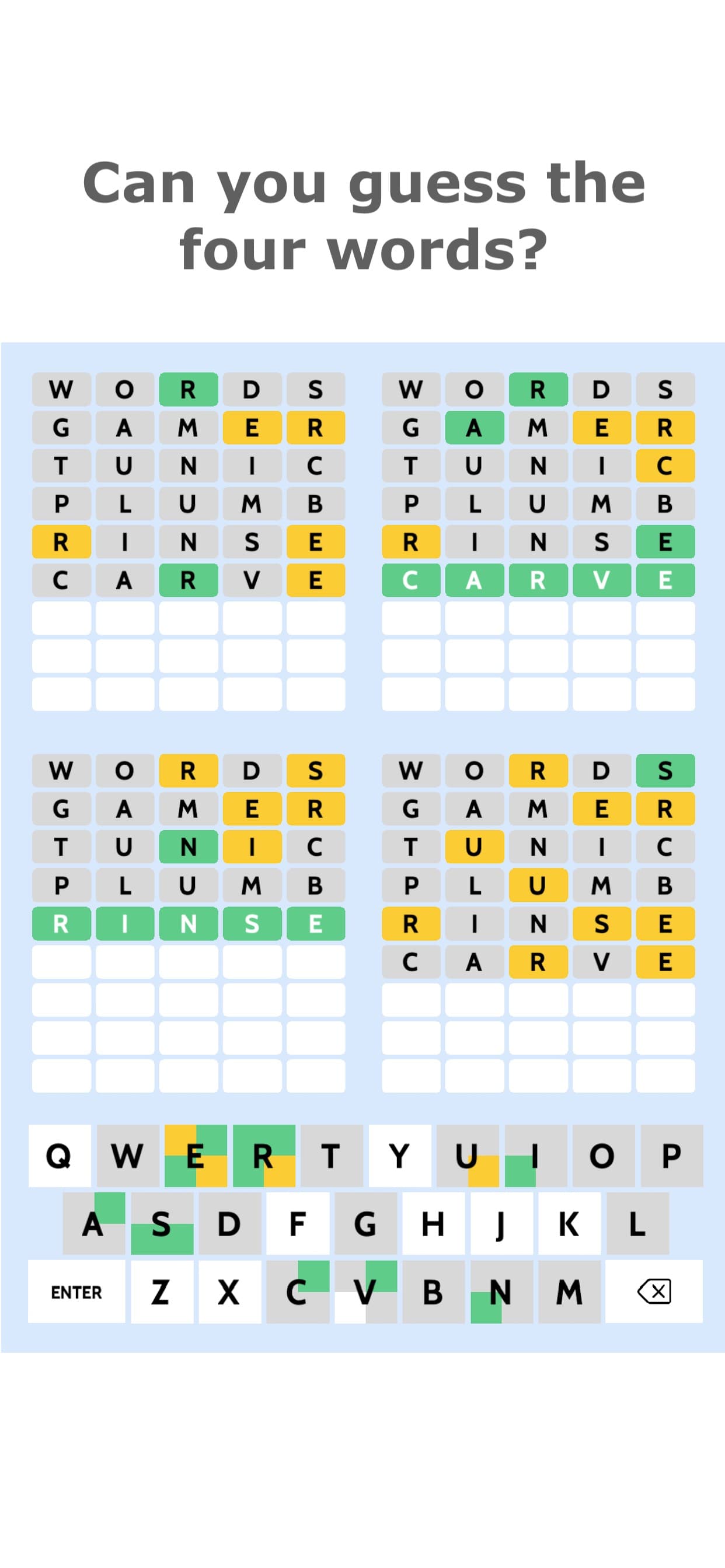 Quad Word screenshot 1 - screenshot