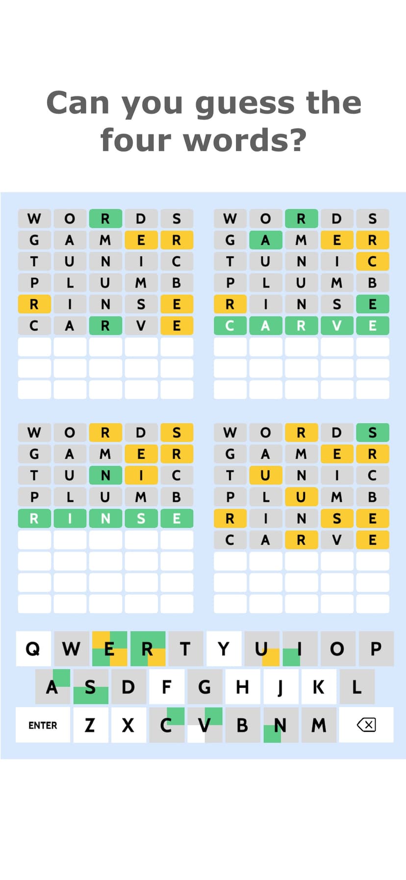 Quad Word screenshot 1 - screenshot