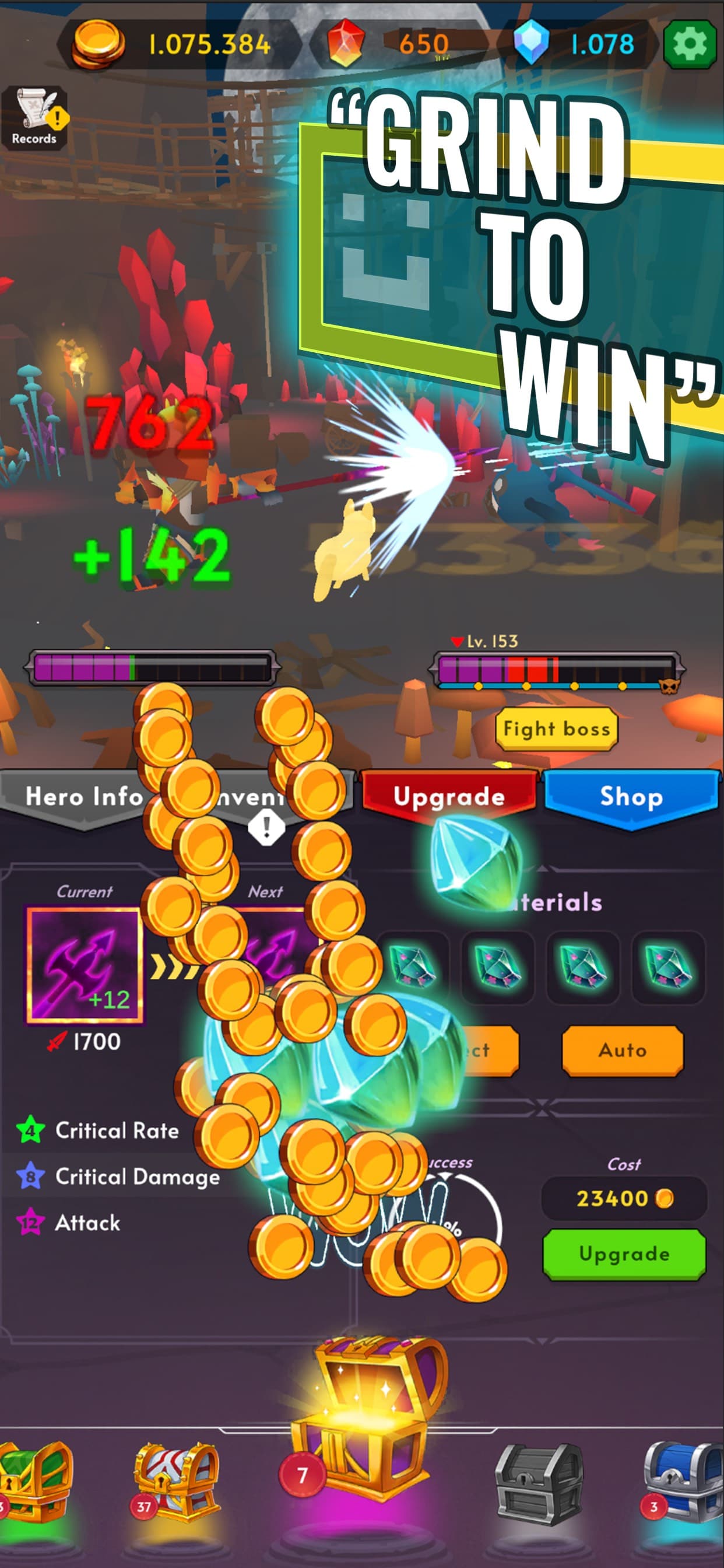 Only Grind: Loot & Fight screenshot 4 - screenshot