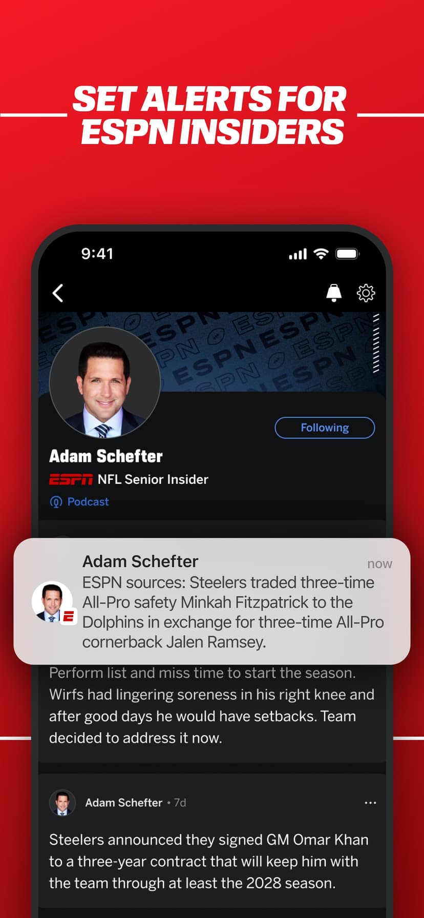 ESPN: Live Sports & Scores screenshot 9 - screenshot