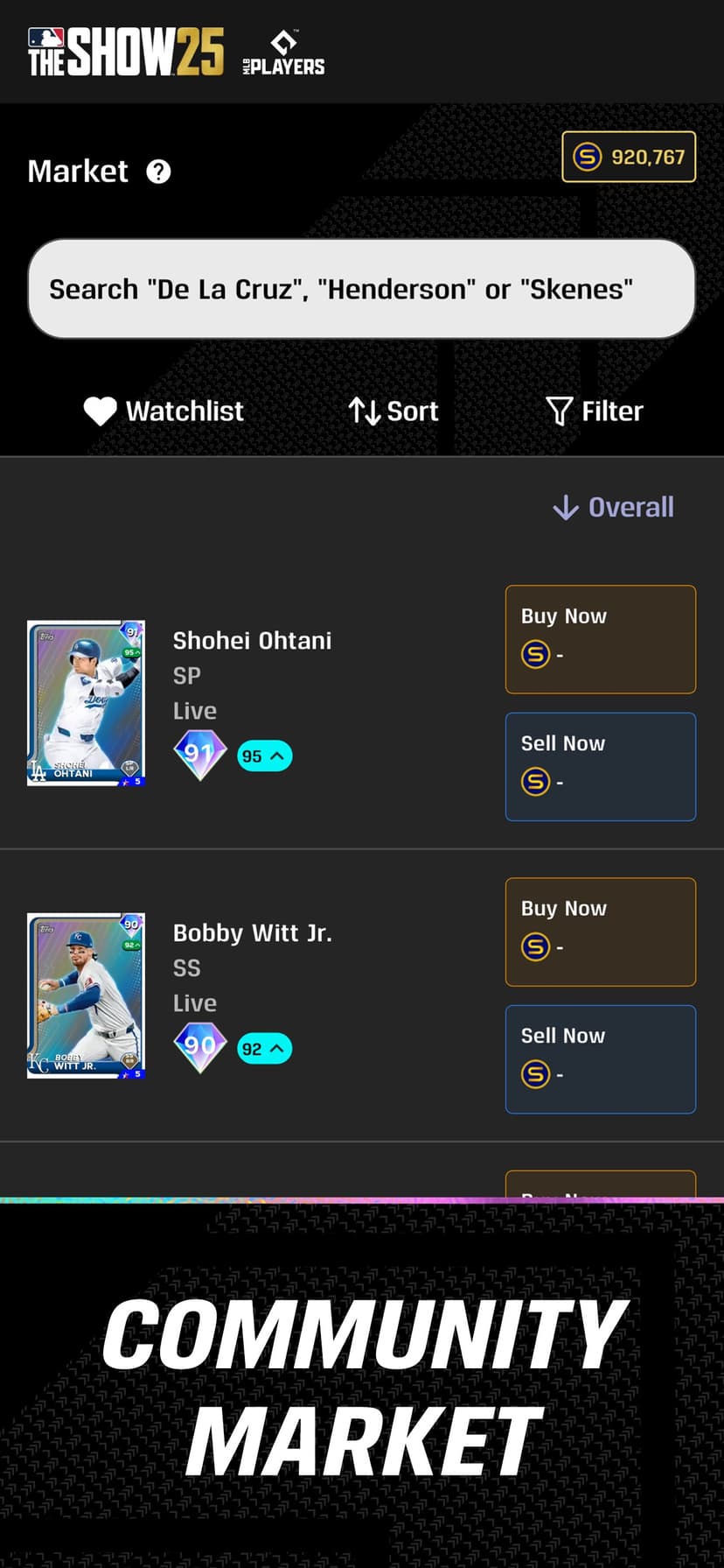 MLB The Show Companion App screenshot 3 - screenshot