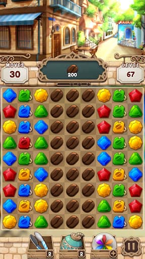 Cafe Terrace: Jewel Match 3 screenshot 2 - screenshot