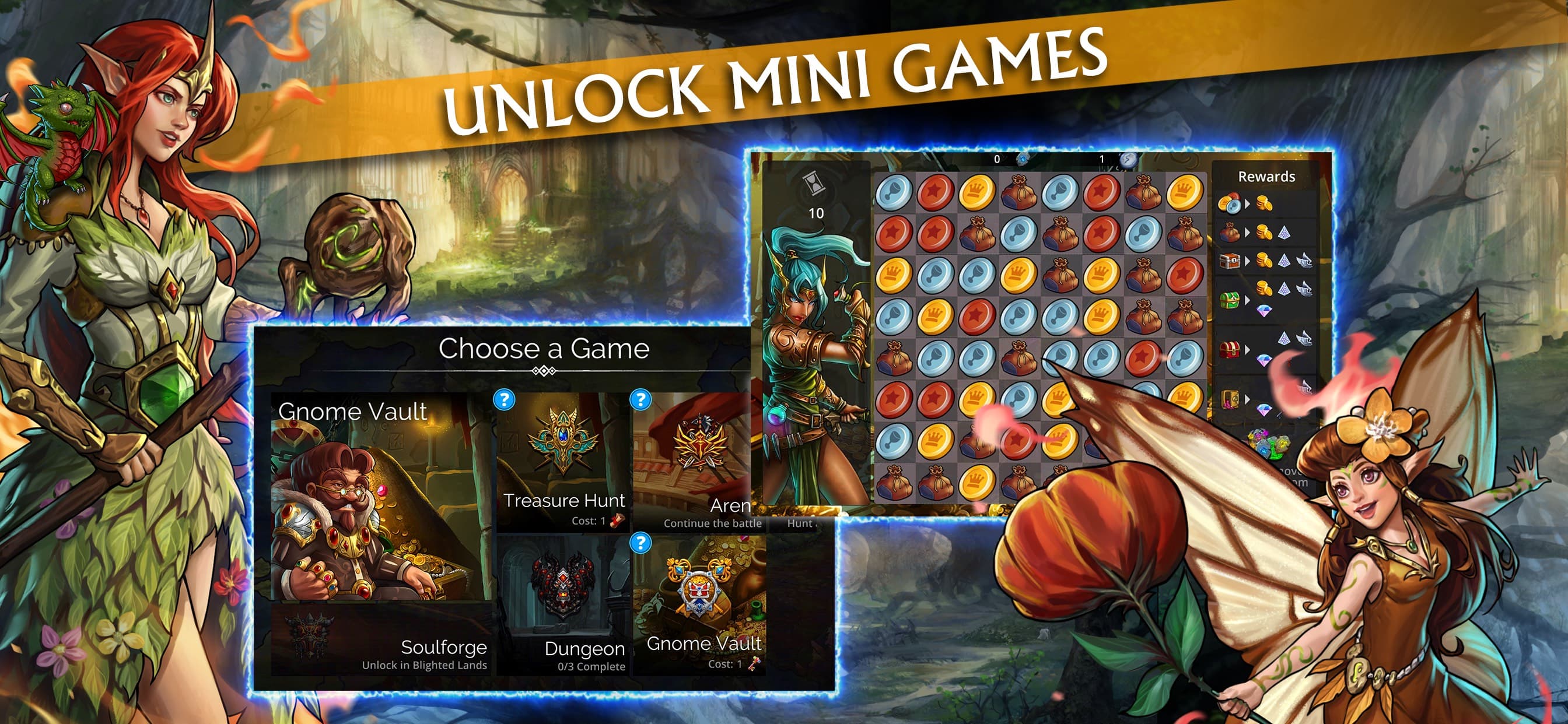 Gems of War: Match 3 Strategy screenshot 3 - screenshot