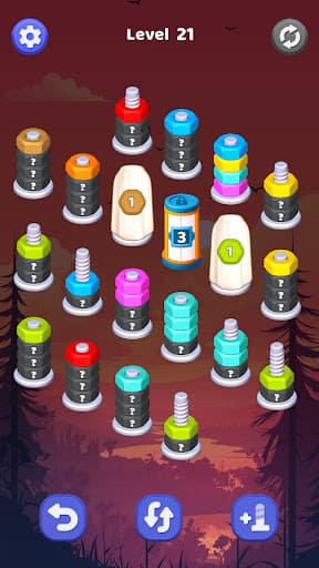 Nut Puzzle - Nut Sort Games screenshot 6 - screenshot
