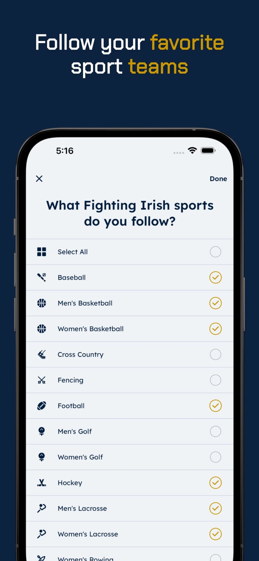 Fighting Irish Mobile screenshot 3 - screenshot