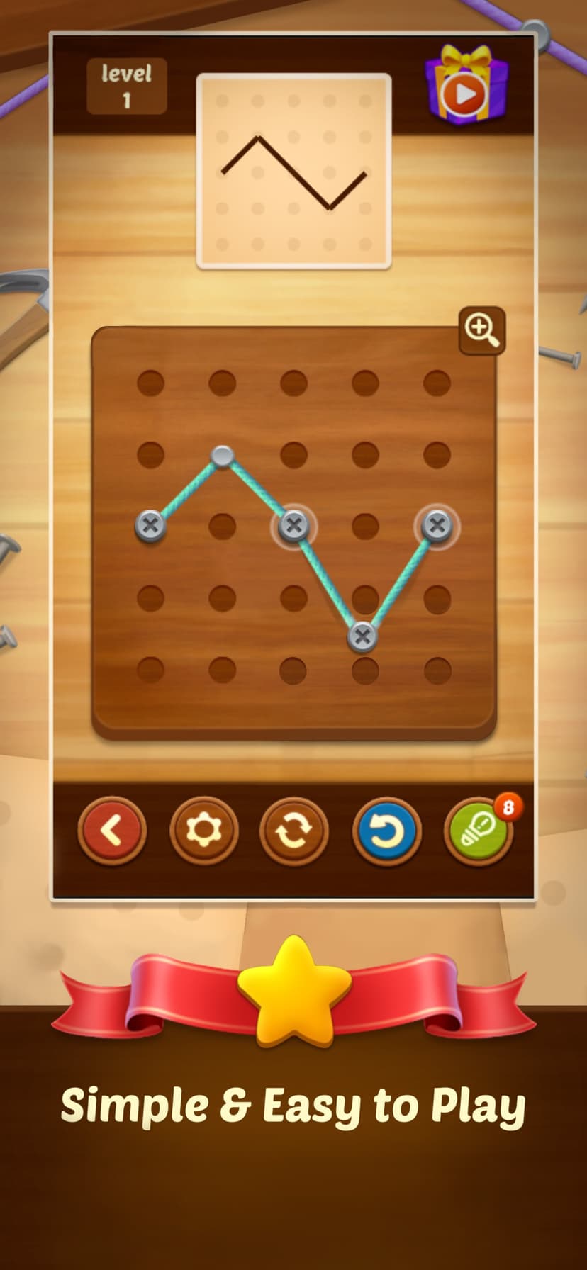 Line Puzzle: String Art screenshot 2 - screenshot
