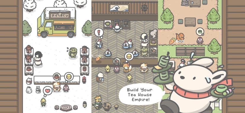 Tsuki Tea House: Idle Journey screenshot 1 - screenshot