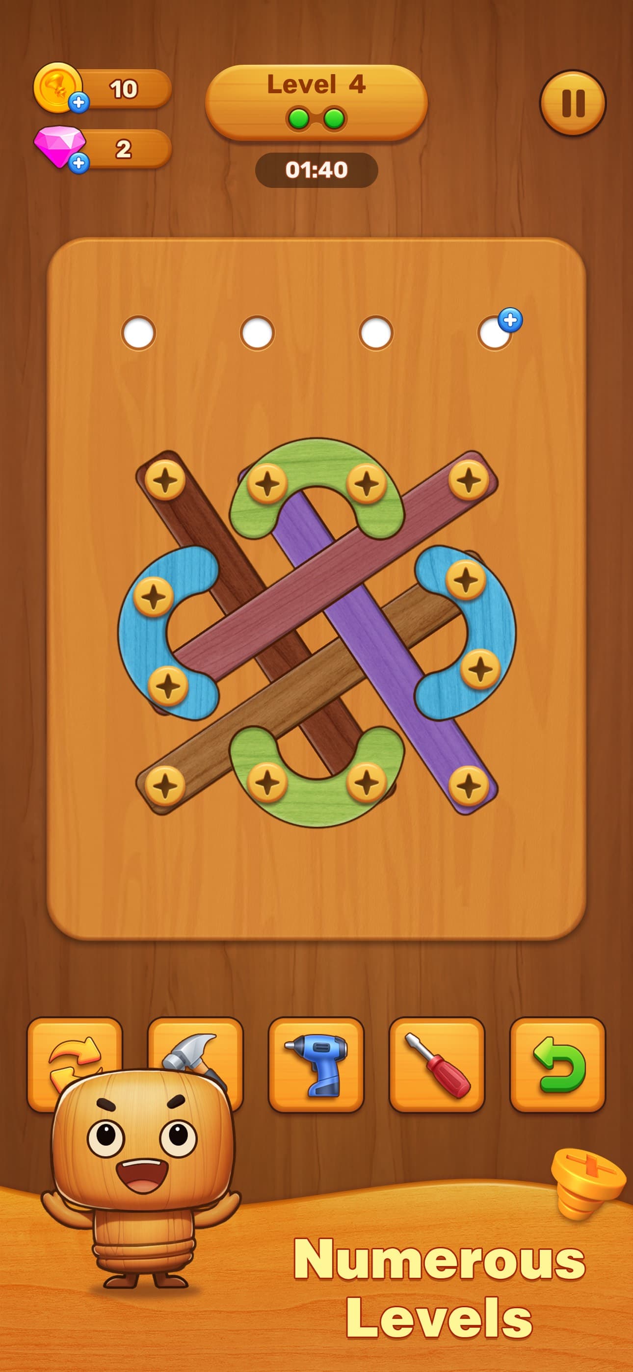 Wood Screw - Nuts & Bolts screenshot 4 - screenshot