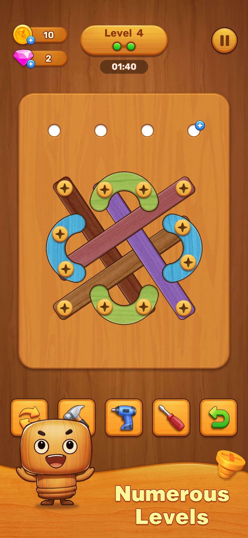 Wood Screw - Nuts & Bolts screenshot 4 - screenshot