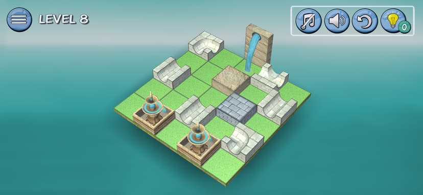 Flow Water Fountain 3D Puzzle screenshot 2 - screenshot