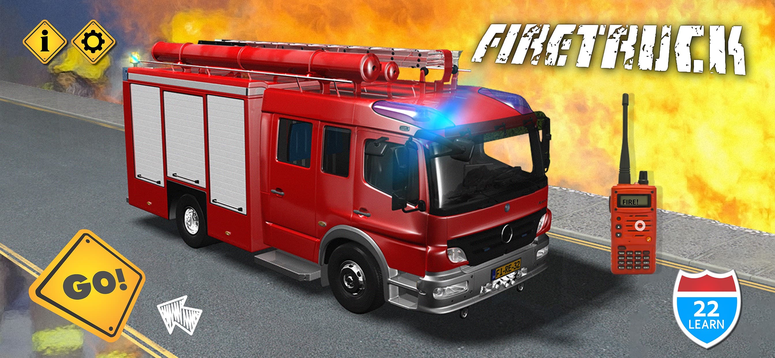 Kids Vehicles Fire Truck games screenshot 1 - screenshot