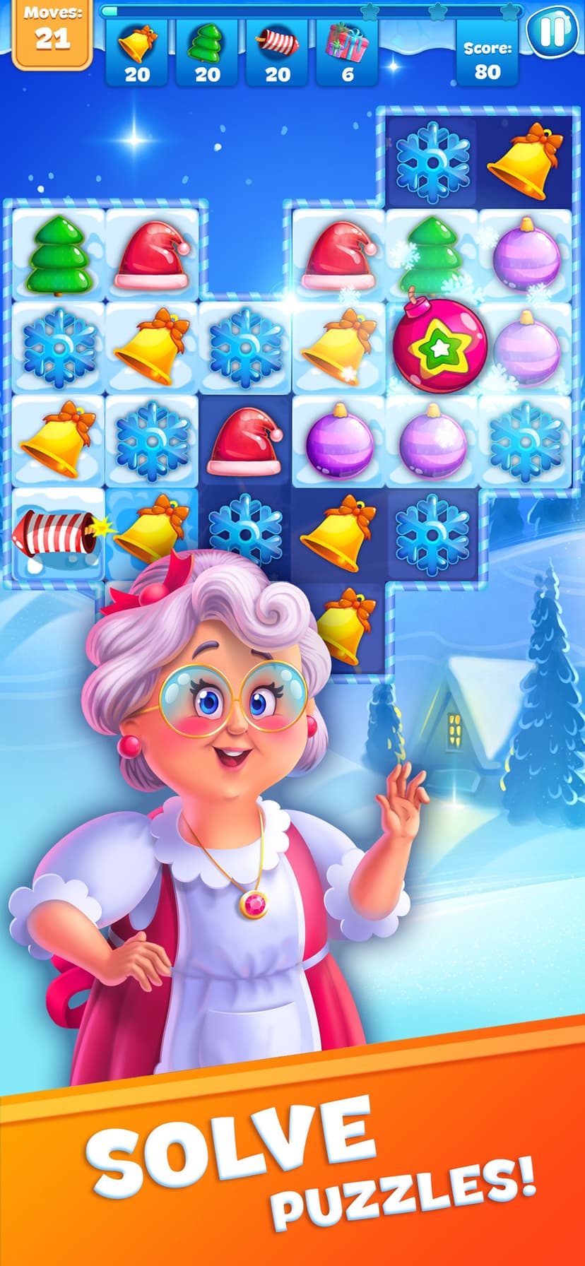 Christmas Sweeper 3: Match-3 screenshot 2 - screenshot