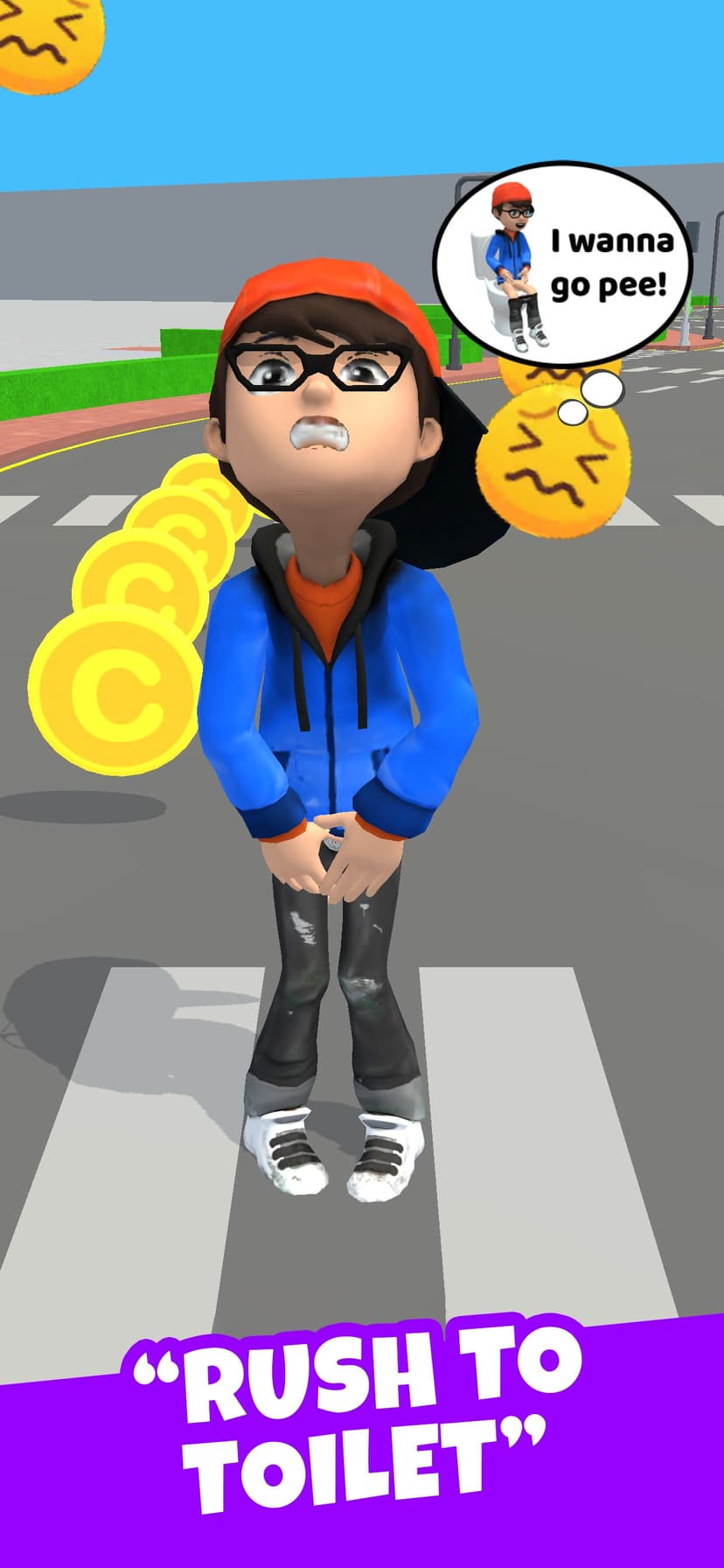 Rush Run (Take a leak) screenshot 1 - screenshot