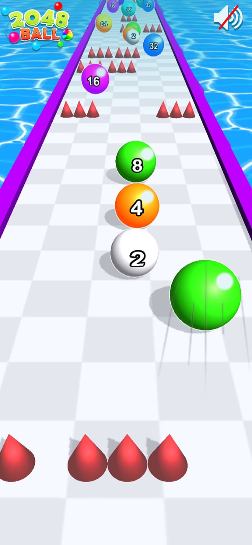 2048 Balls - Color Ball Run screenshot 3 - screenshot