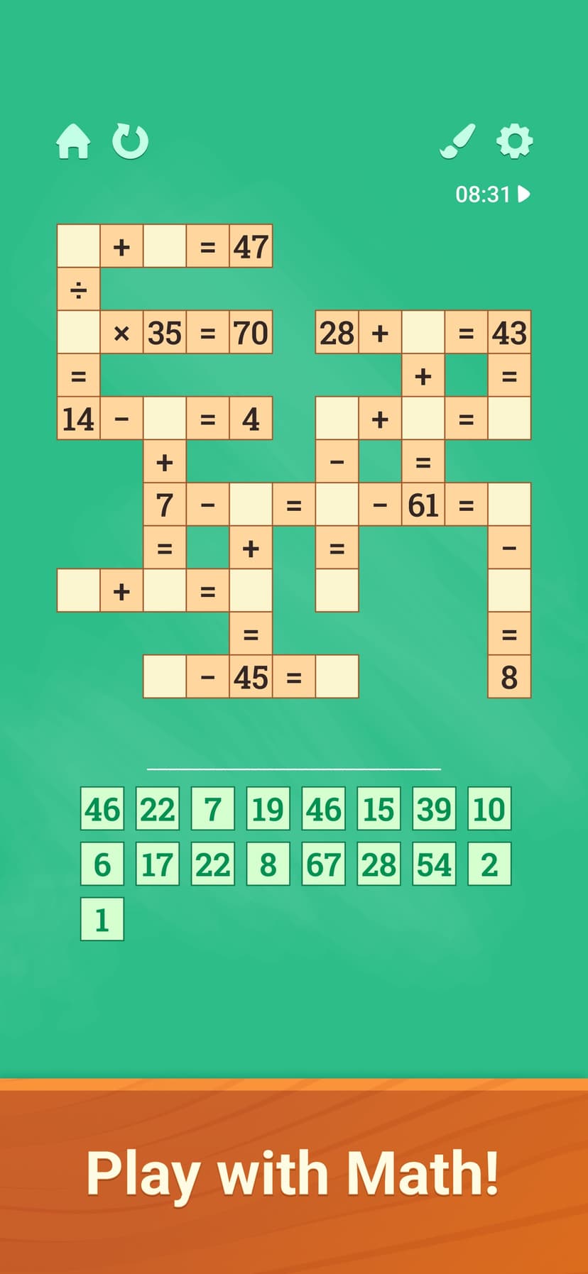 Math Club: cross number games screenshot 2 - screenshot