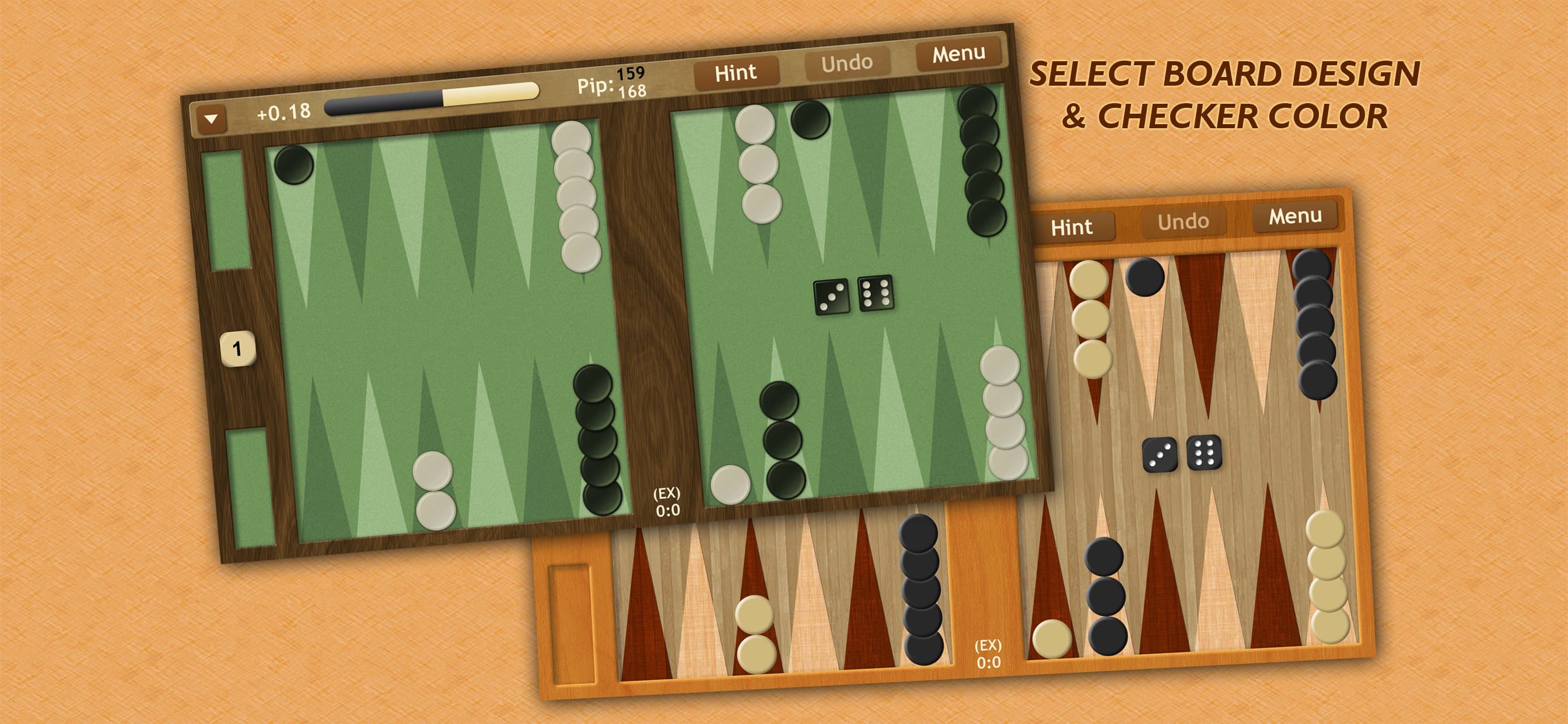 Backgammon NJ HD screenshot 2 - screenshot