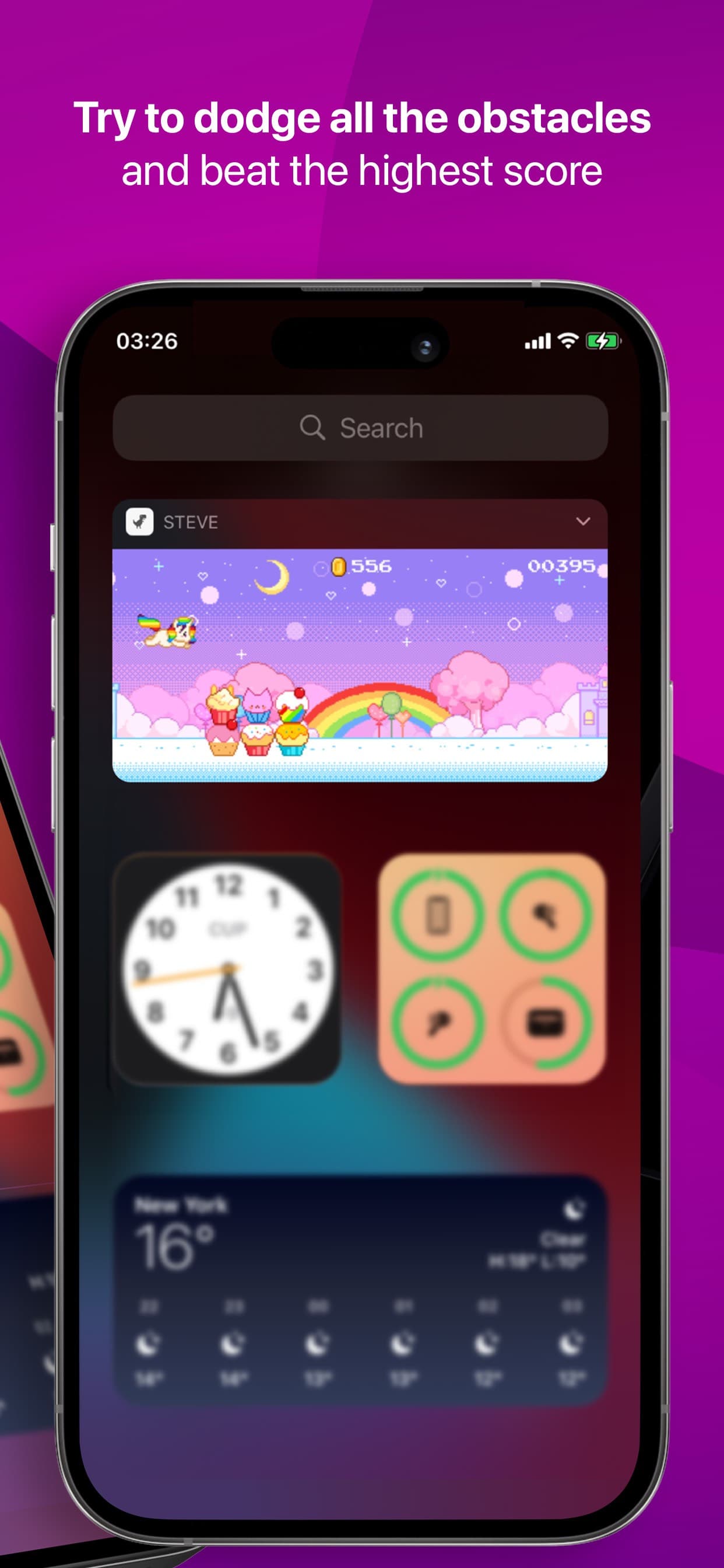 Steve | Widget Dinosaur Game screenshot 2 - screenshot