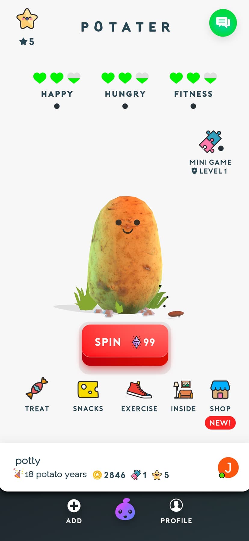 Potater screenshot 1 - screenshot