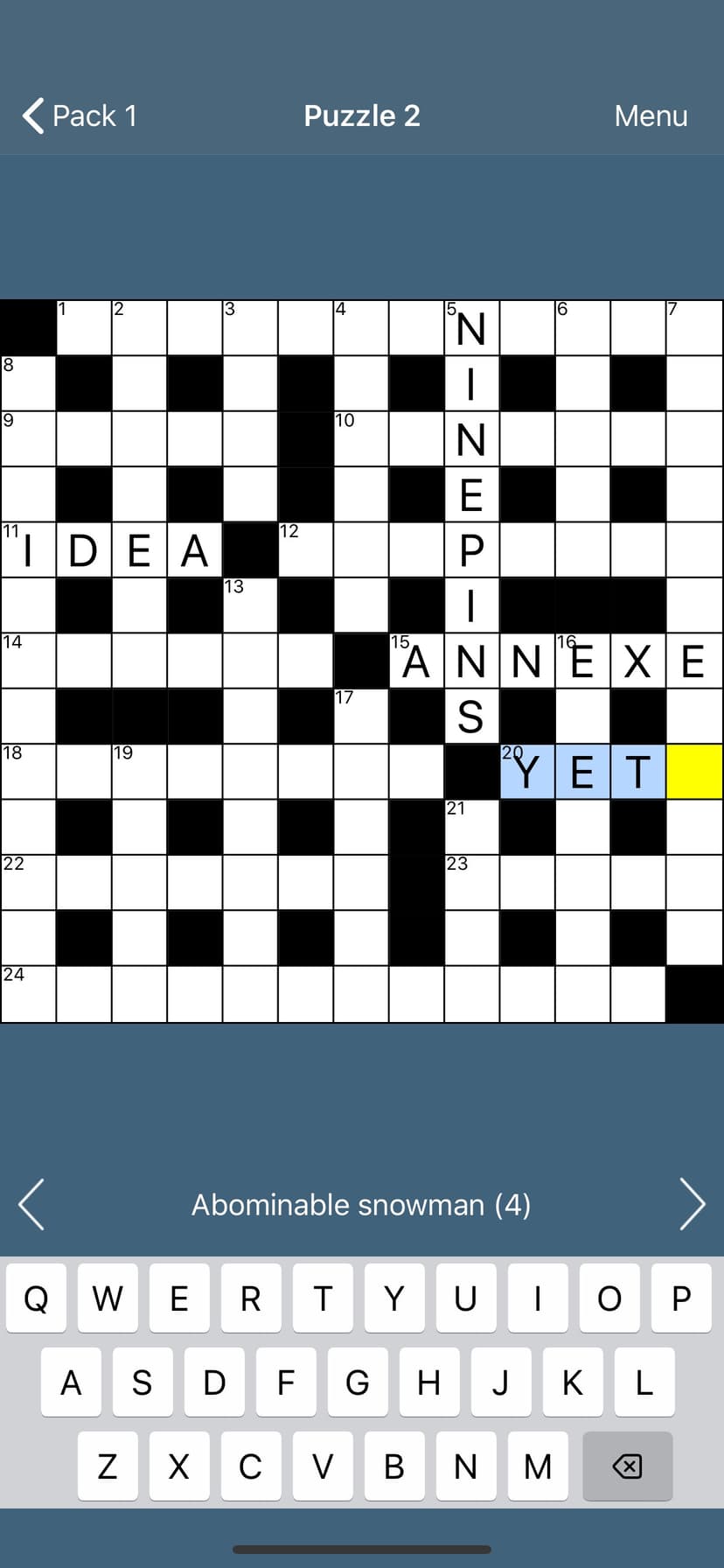 Best Quick Crosswords screenshot 4 - screenshot