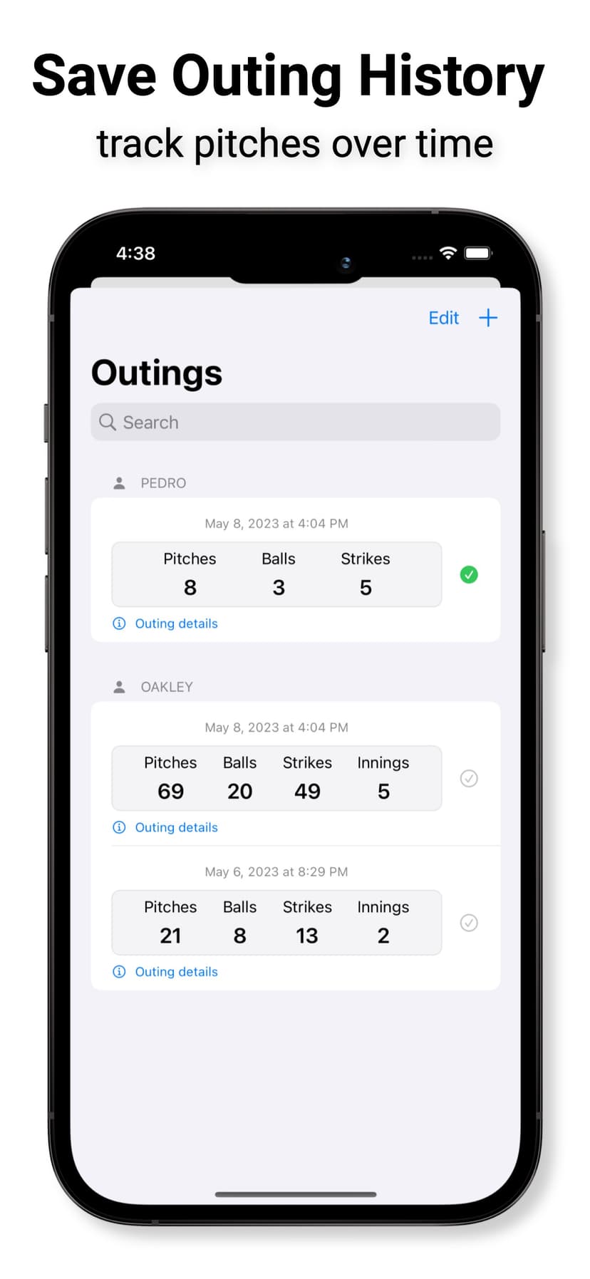 Pitch Counter & Radar Gun screenshot 4 - screenshot