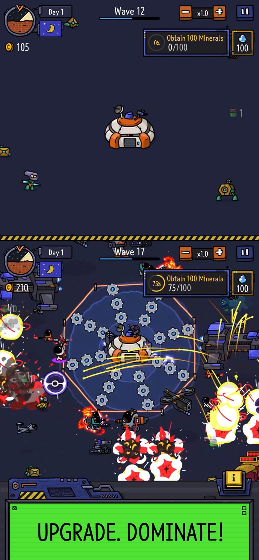 SpaceXYZ: Idle Tower Defense screenshot 2 - screenshot