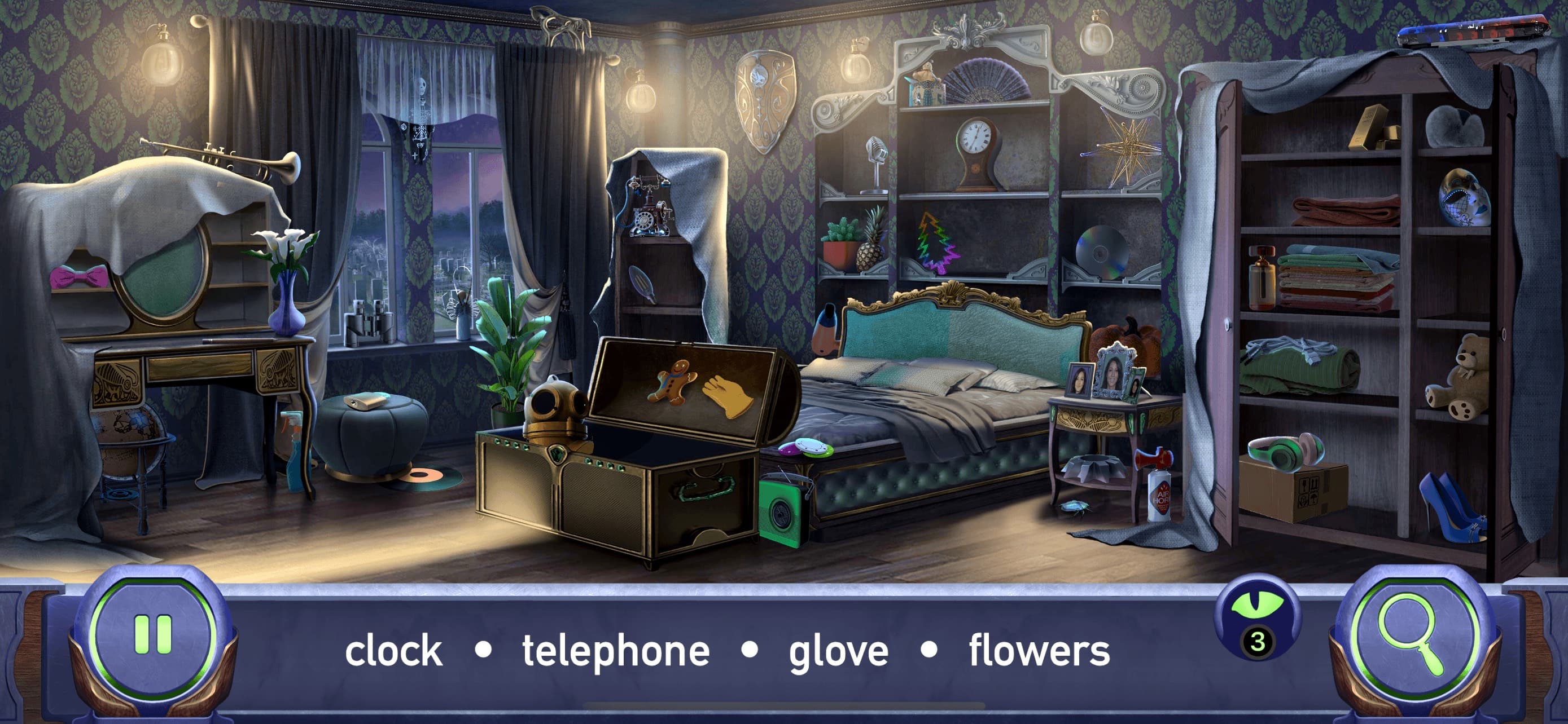 Edgar Poe: Find Hidden Objects screenshot 1 - screenshot