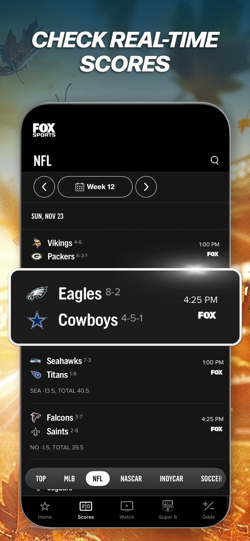 FOX Sports: Watch Live Games screenshot 6 - screenshot