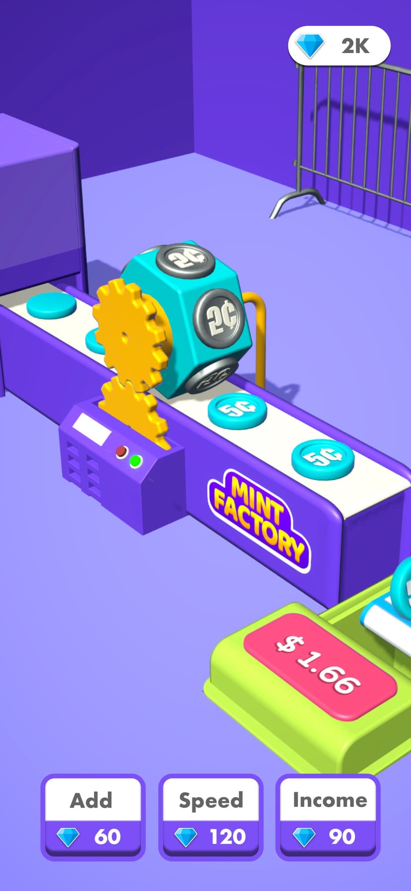 Mint Factory - Idle Money Game screenshot 1 - screenshot